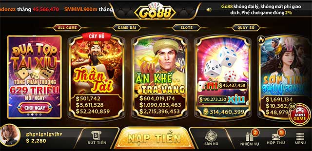 Chi tiết cổng game Play Go88